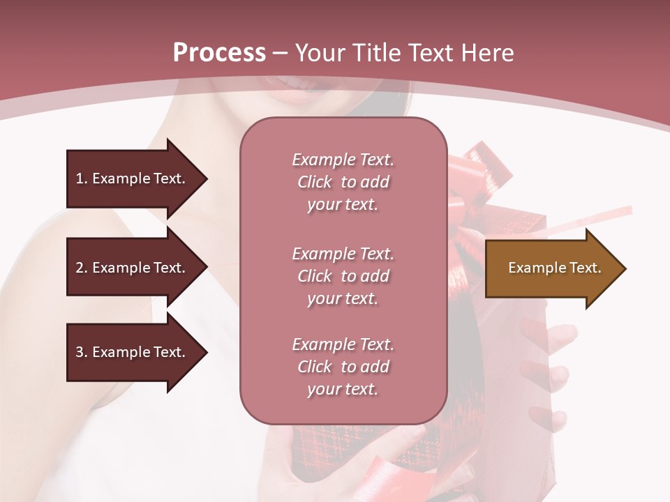 Model Happiness Glamour PowerPoint Template