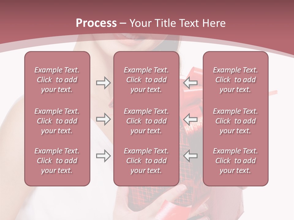 Model Happiness Glamour PowerPoint Template