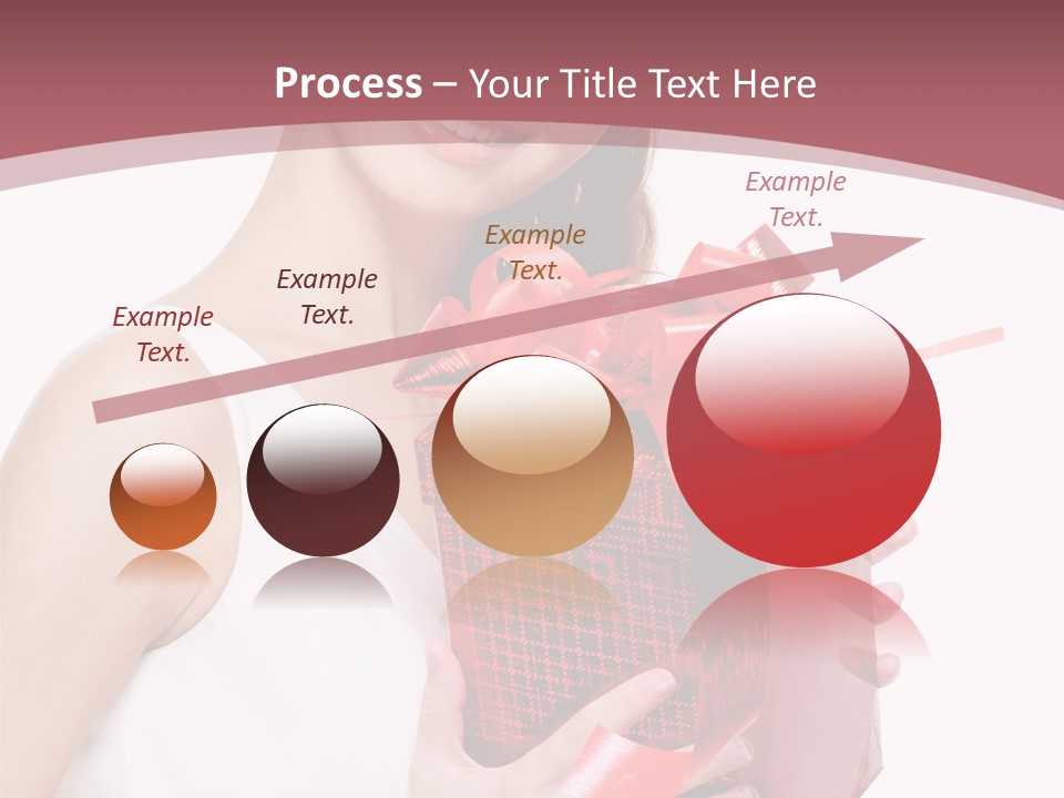 Model Happiness Glamour PowerPoint Template