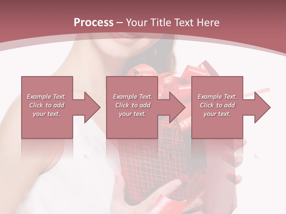 Model Happiness Glamour PowerPoint Template