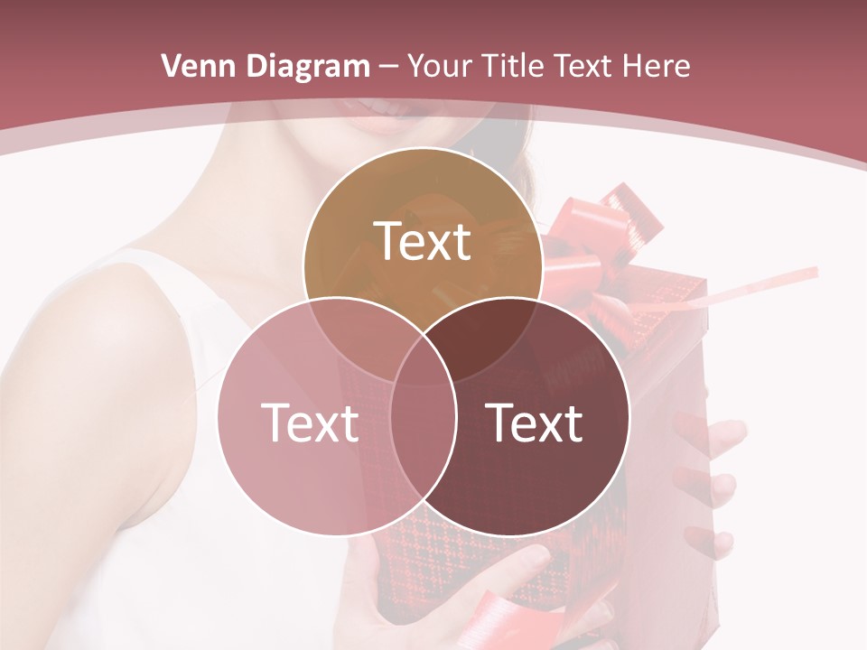 Model Happiness Glamour PowerPoint Template