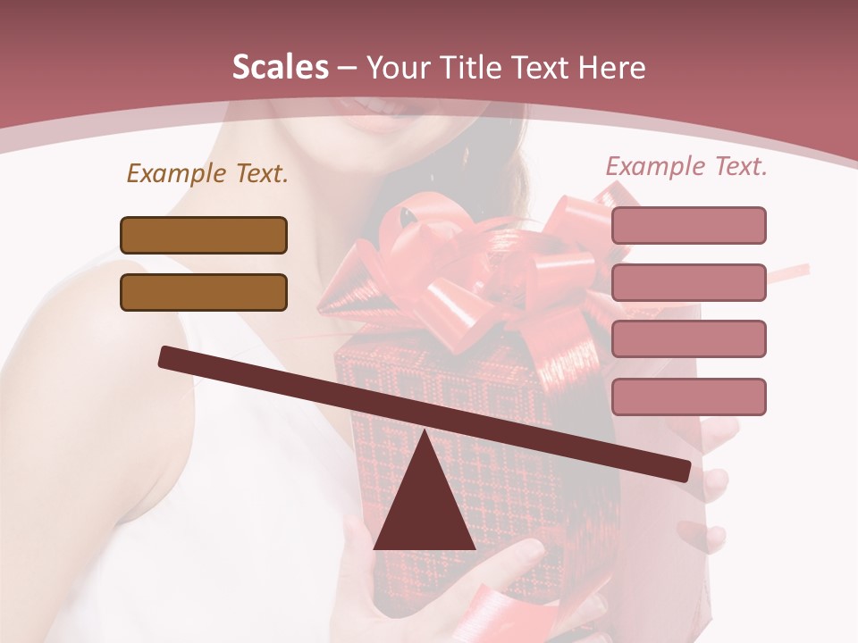 Model Happiness Glamour PowerPoint Template