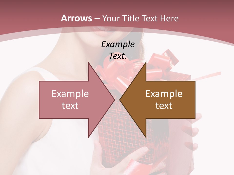 Model Happiness Glamour PowerPoint Template