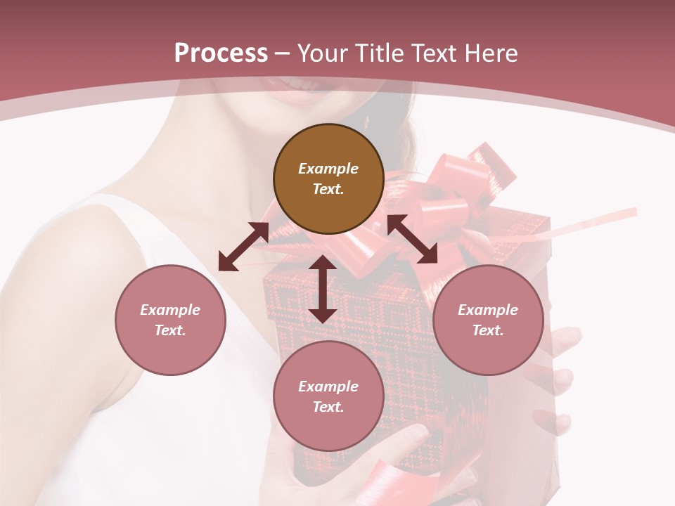 Model Happiness Glamour PowerPoint Template