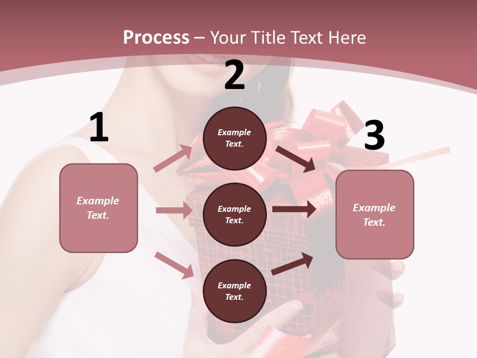 Model Happiness Glamour PowerPoint Template