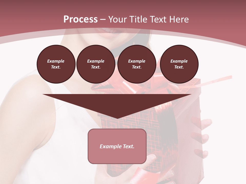 Model Happiness Glamour PowerPoint Template