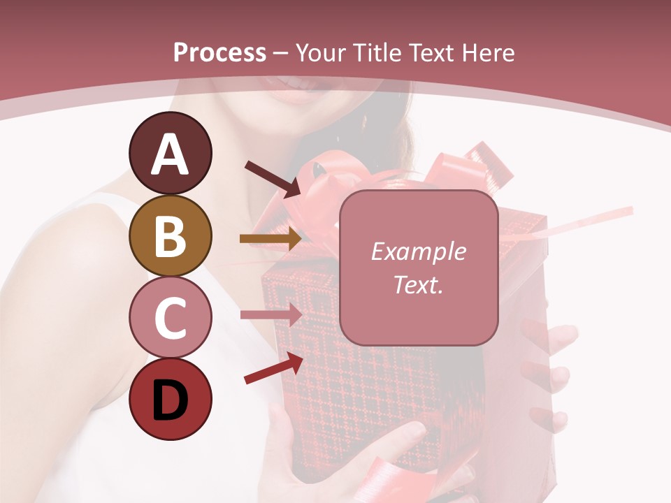 Model Happiness Glamour PowerPoint Template