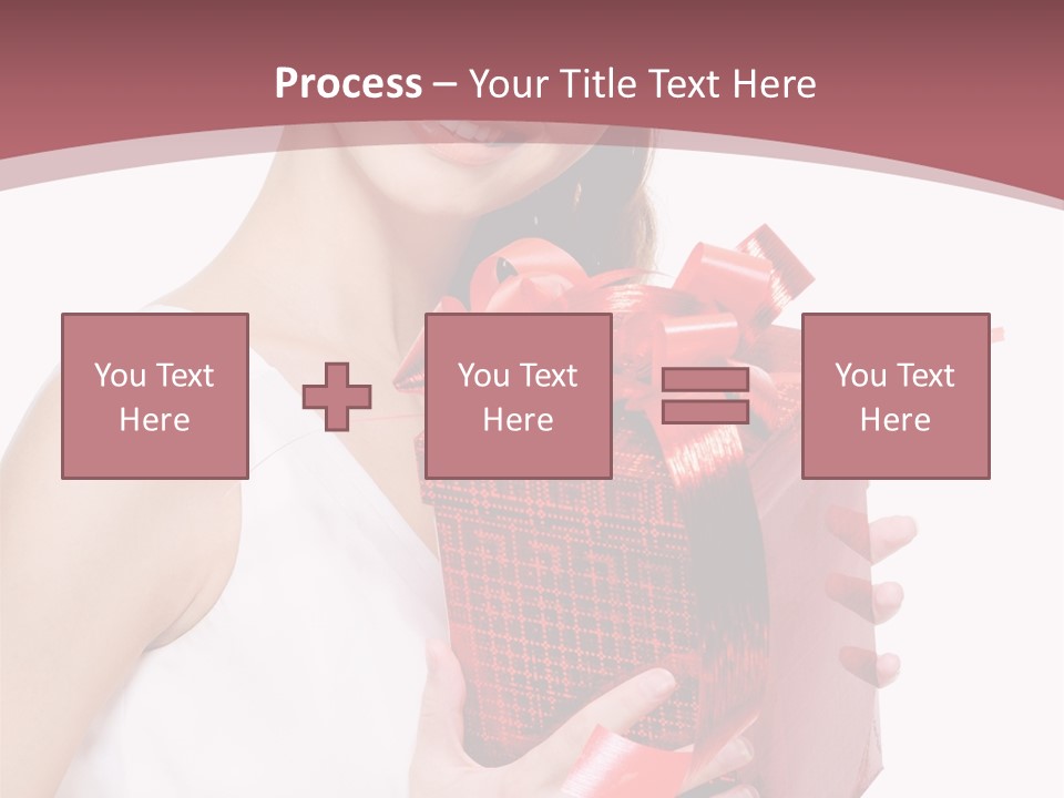 Model Happiness Glamour PowerPoint Template