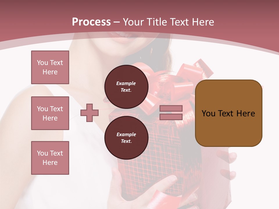 Model Happiness Glamour PowerPoint Template