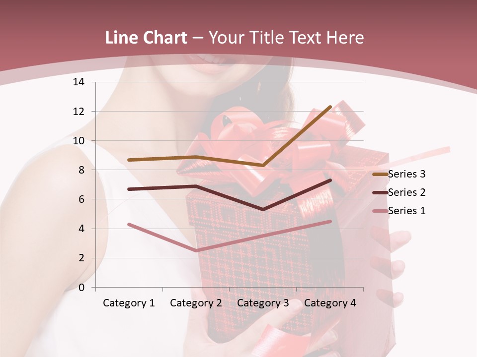 Model Happiness Glamour PowerPoint Template