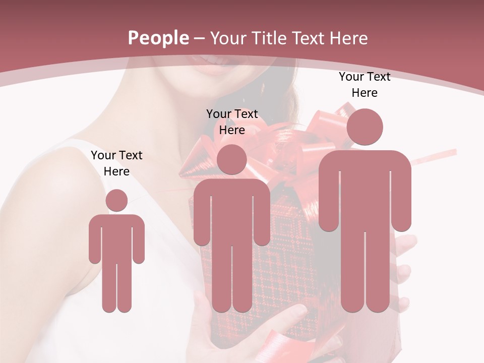 Model Happiness Glamour PowerPoint Template