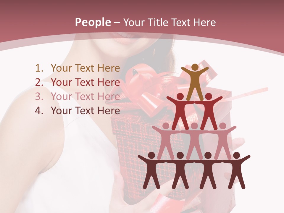 Model Happiness Glamour PowerPoint Template