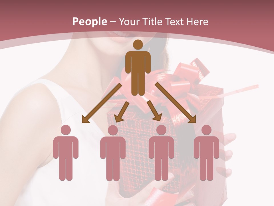 Model Happiness Glamour PowerPoint Template