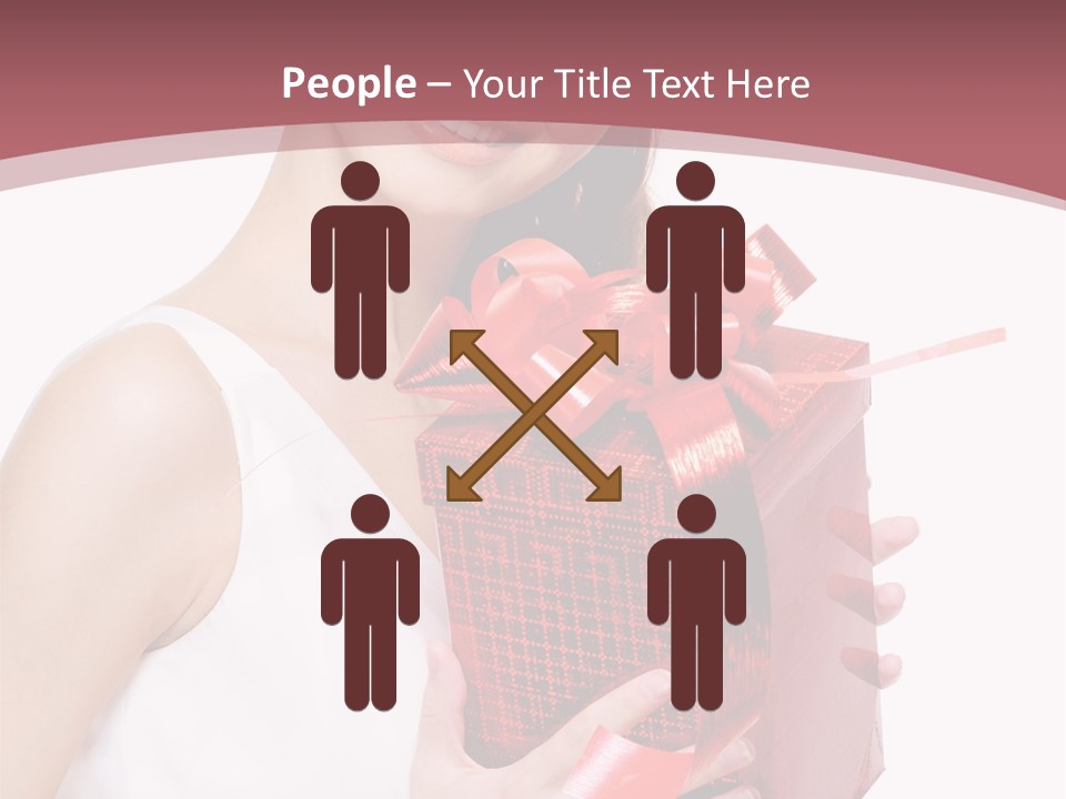 Model Happiness Glamour PowerPoint Template