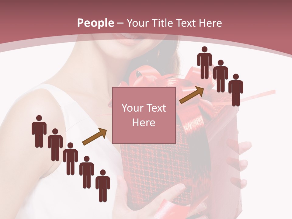 Model Happiness Glamour PowerPoint Template