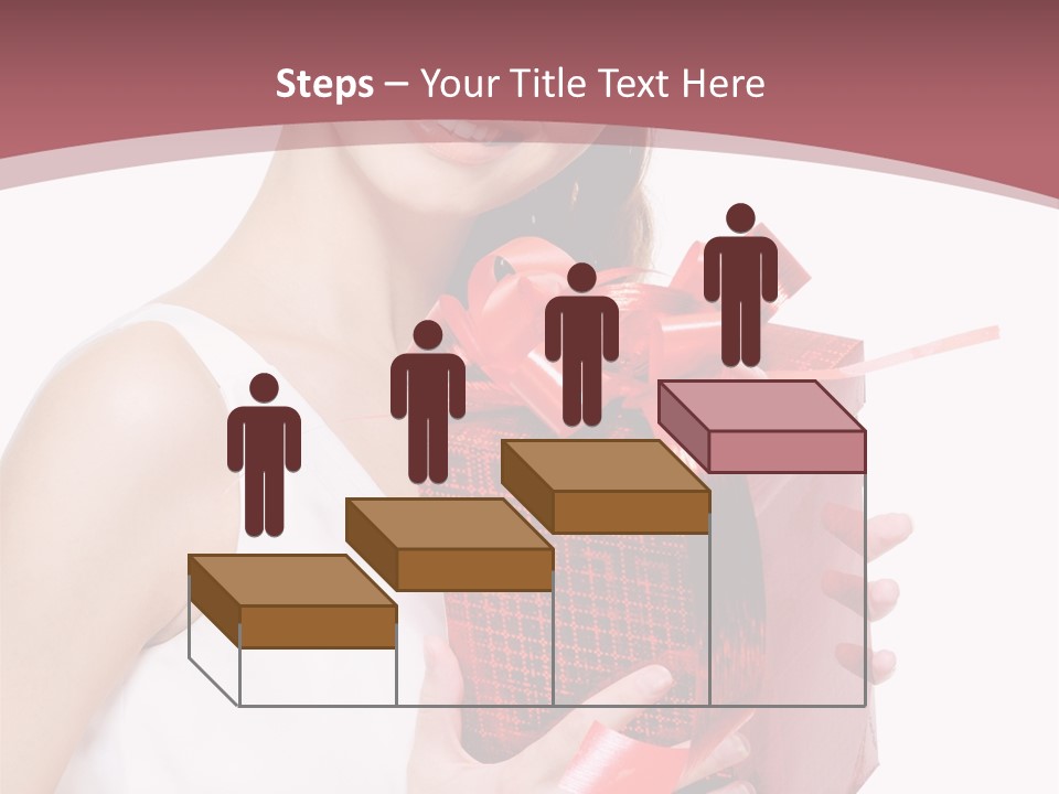 Model Happiness Glamour PowerPoint Template