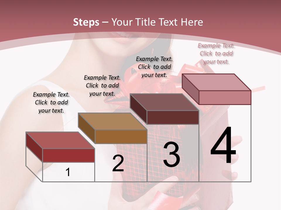 Model Happiness Glamour PowerPoint Template