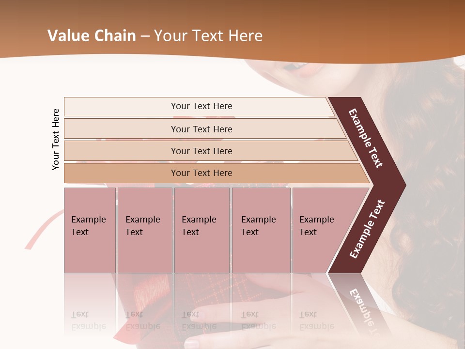 Holding Gift Happiness PowerPoint Template