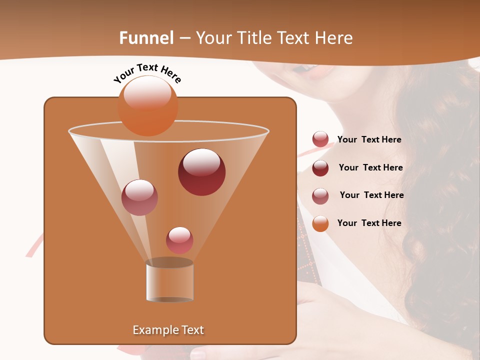 Holding Gift Happiness PowerPoint Template