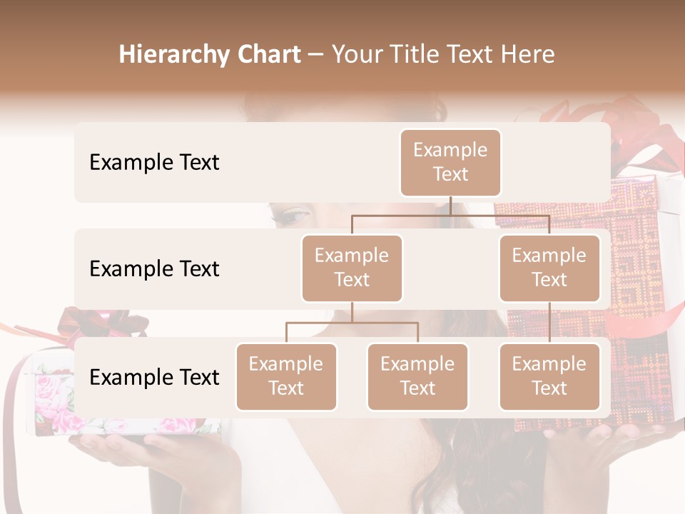Joyful Woman Smile PowerPoint Template