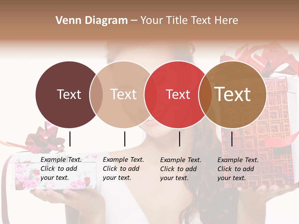 Joyful Woman Smile PowerPoint Template