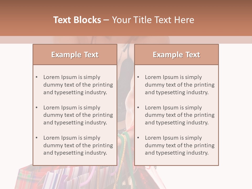 Pack Shopping Allure PowerPoint Template