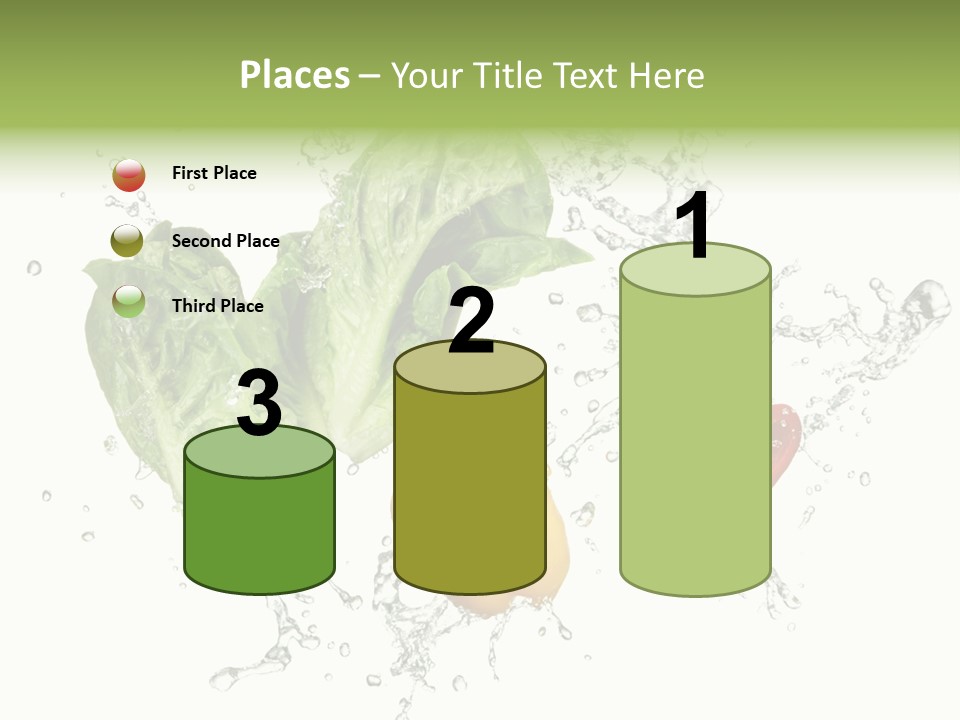 Fresh Water Capsicum PowerPoint Template