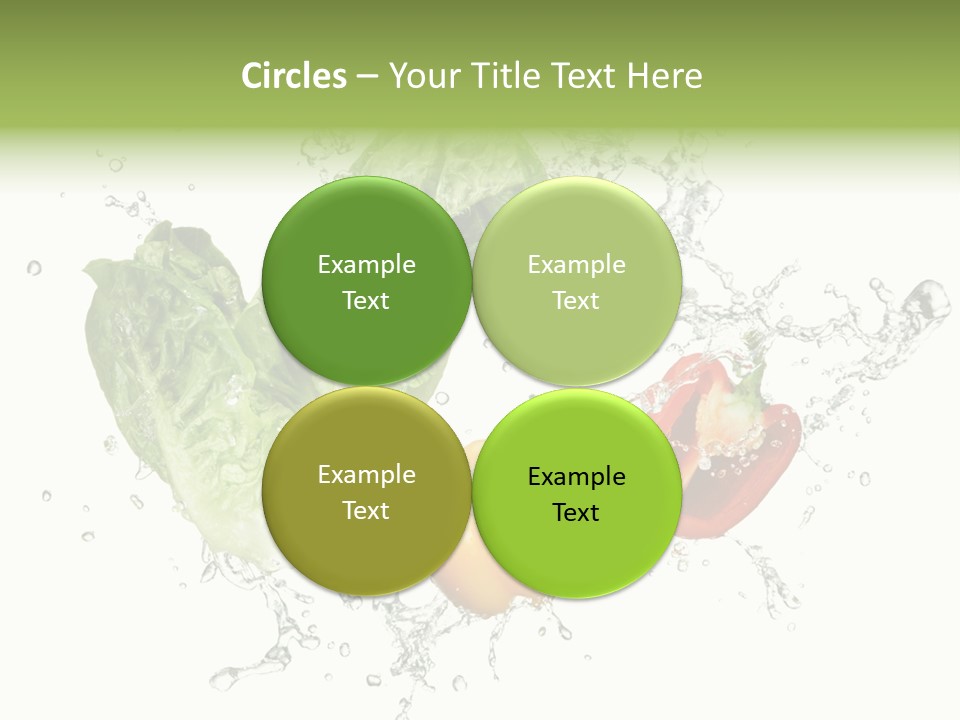 Fresh Water Capsicum PowerPoint Template