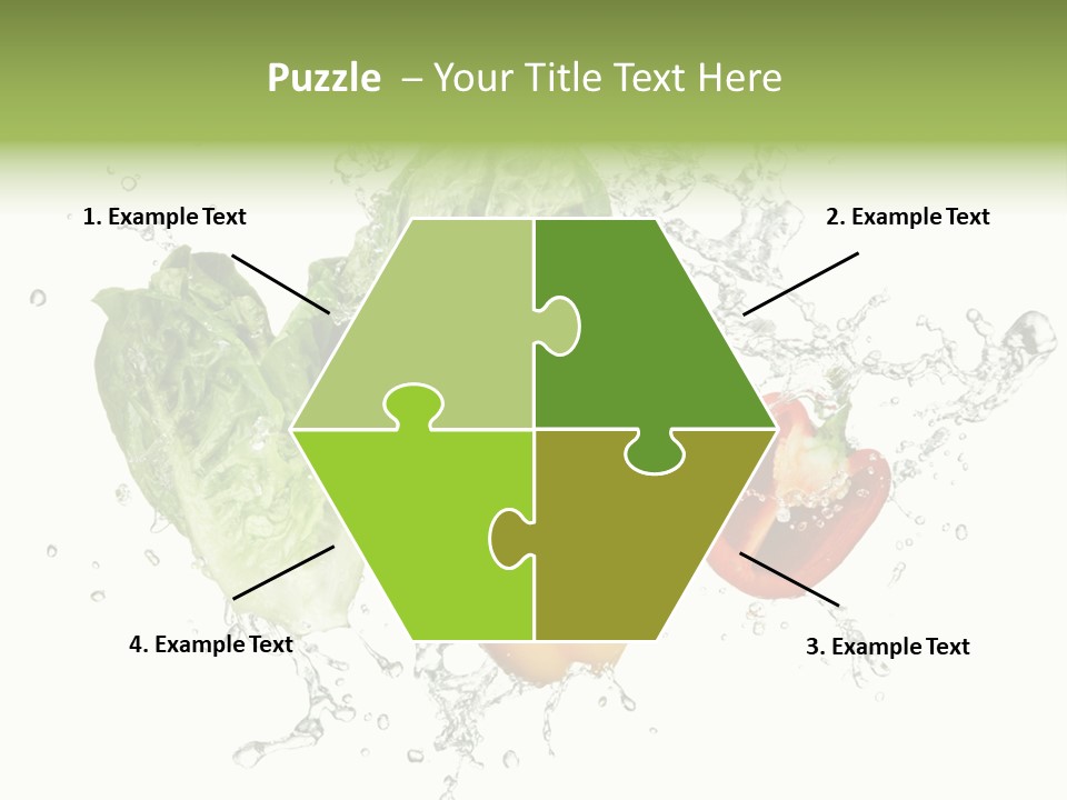 Fresh Water Capsicum PowerPoint Template