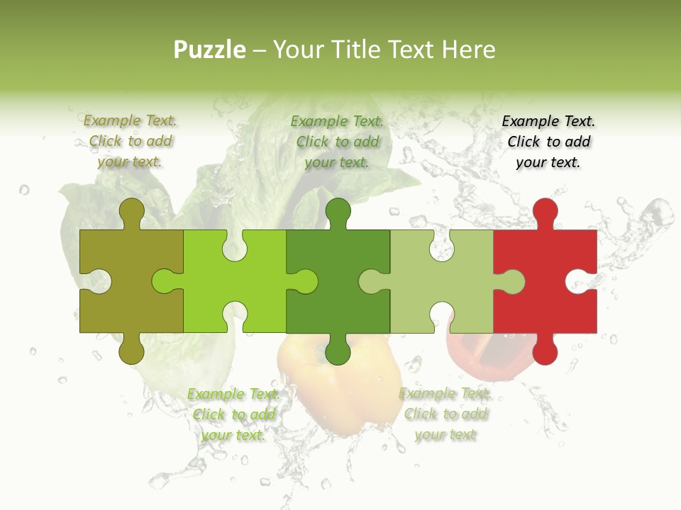 Fresh Water Capsicum PowerPoint Template