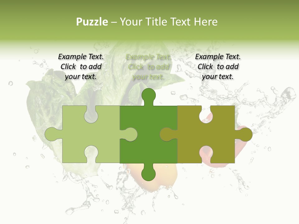 Fresh Water Capsicum PowerPoint Template