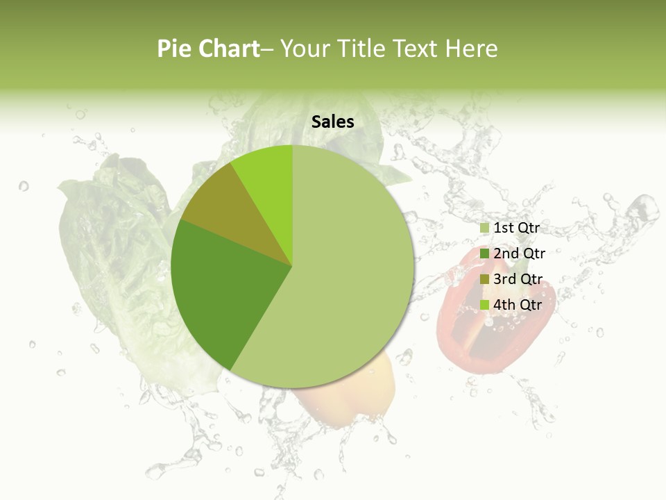 Fresh Water Capsicum PowerPoint Template