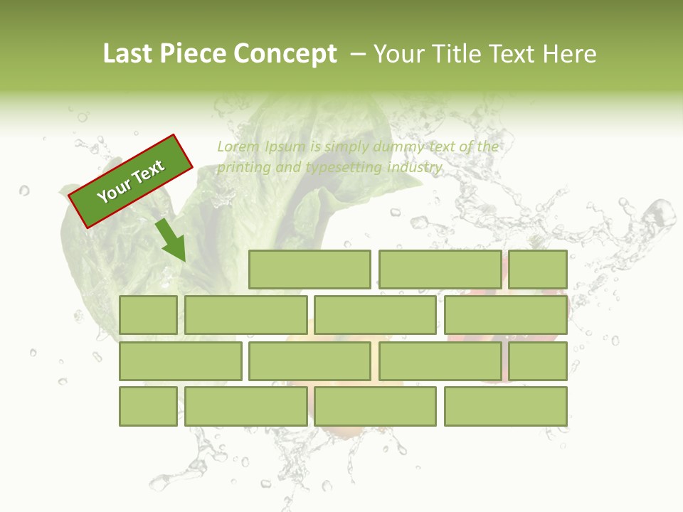 Fresh Water Capsicum PowerPoint Template