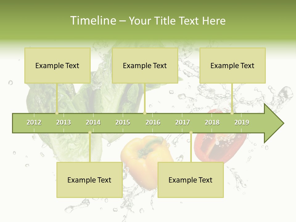 Fresh Water Capsicum PowerPoint Template