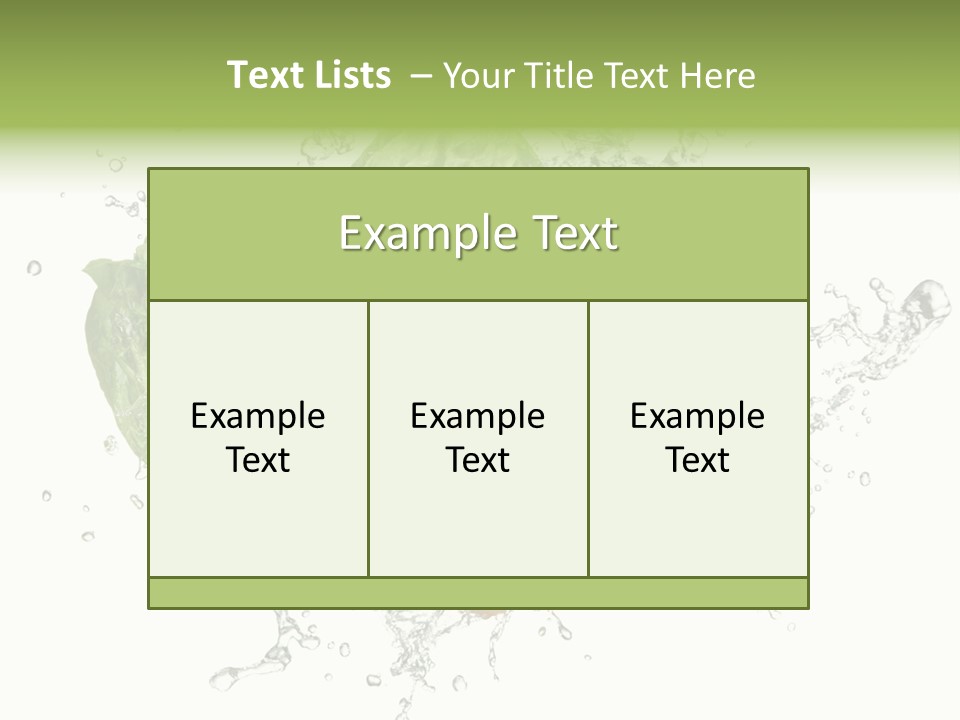 Fresh Water Capsicum PowerPoint Template