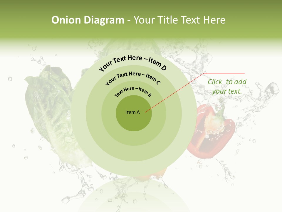 Fresh Water Capsicum PowerPoint Template