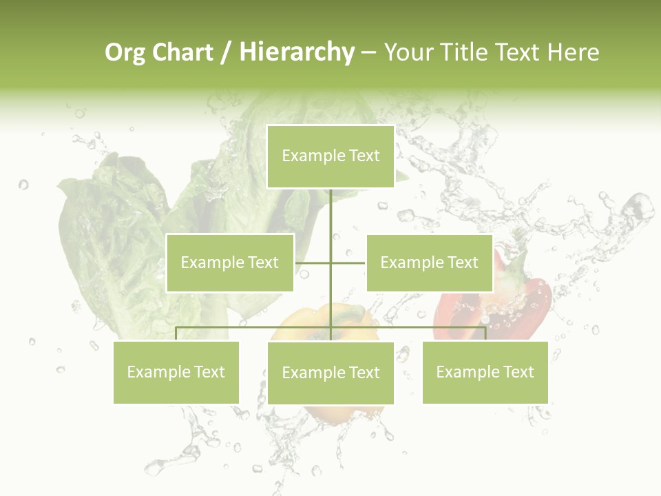 Fresh Water Capsicum PowerPoint Template