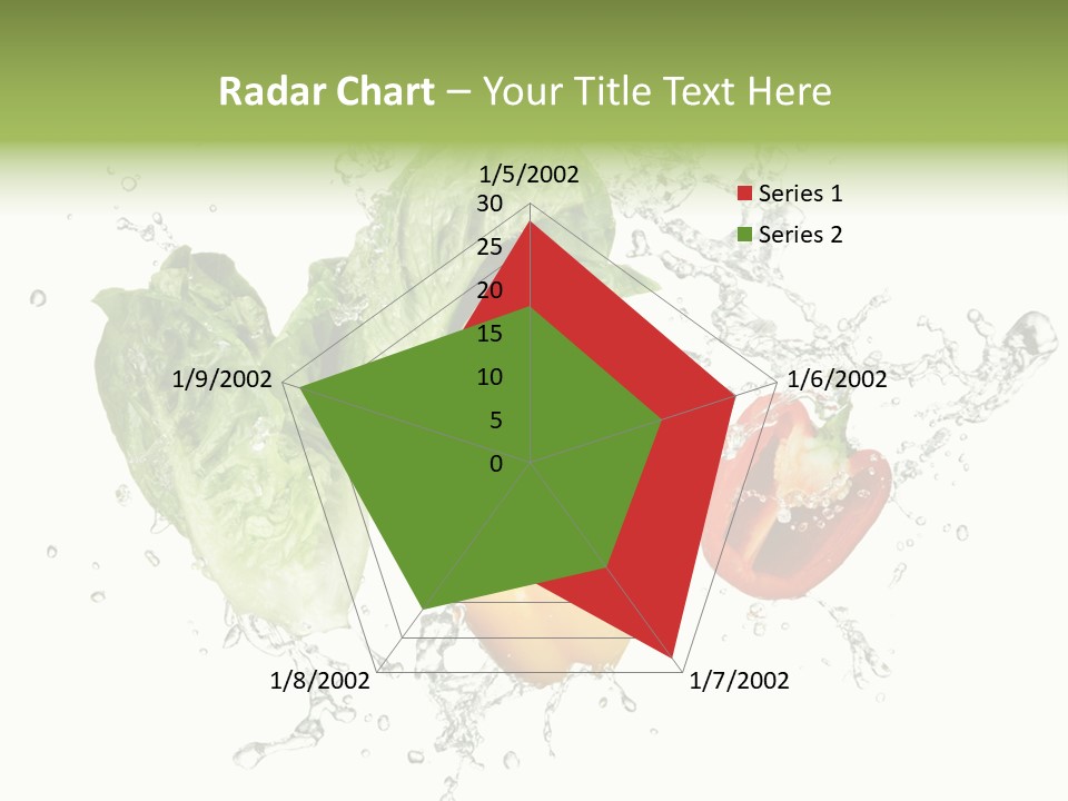 Fresh Water Capsicum PowerPoint Template