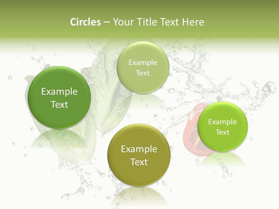 Fresh Water Capsicum PowerPoint Template