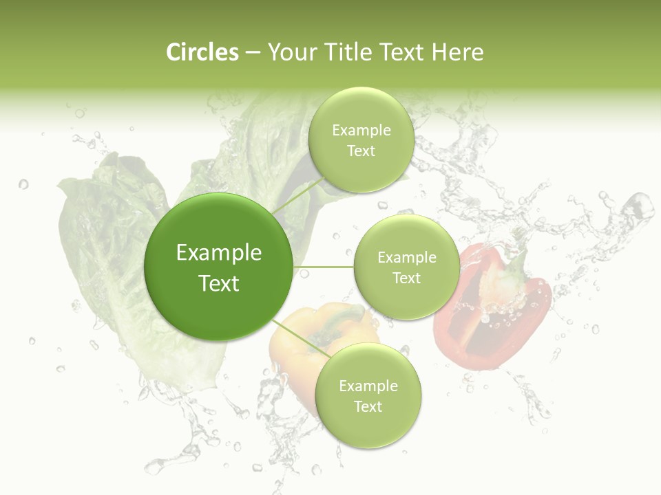 Fresh Water Capsicum PowerPoint Template