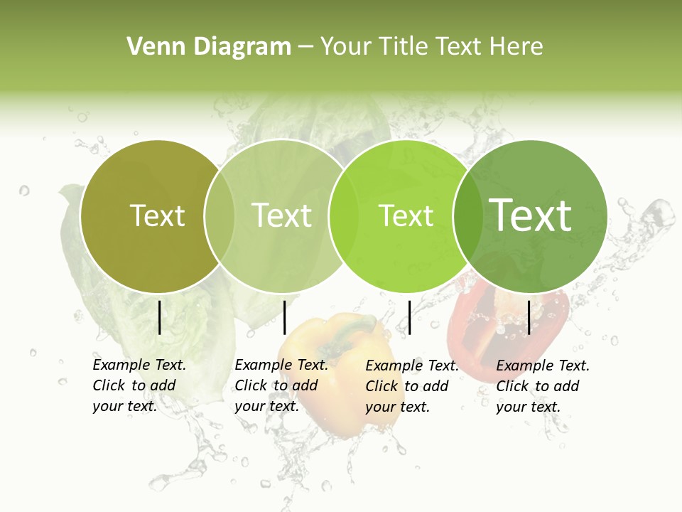 Fresh Water Capsicum PowerPoint Template