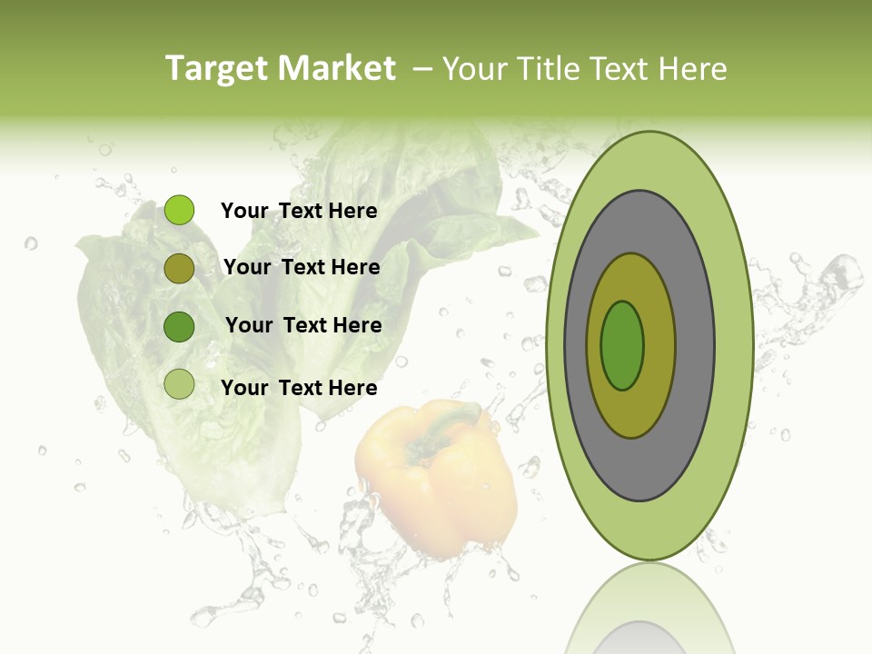 Fresh Water Capsicum PowerPoint Template