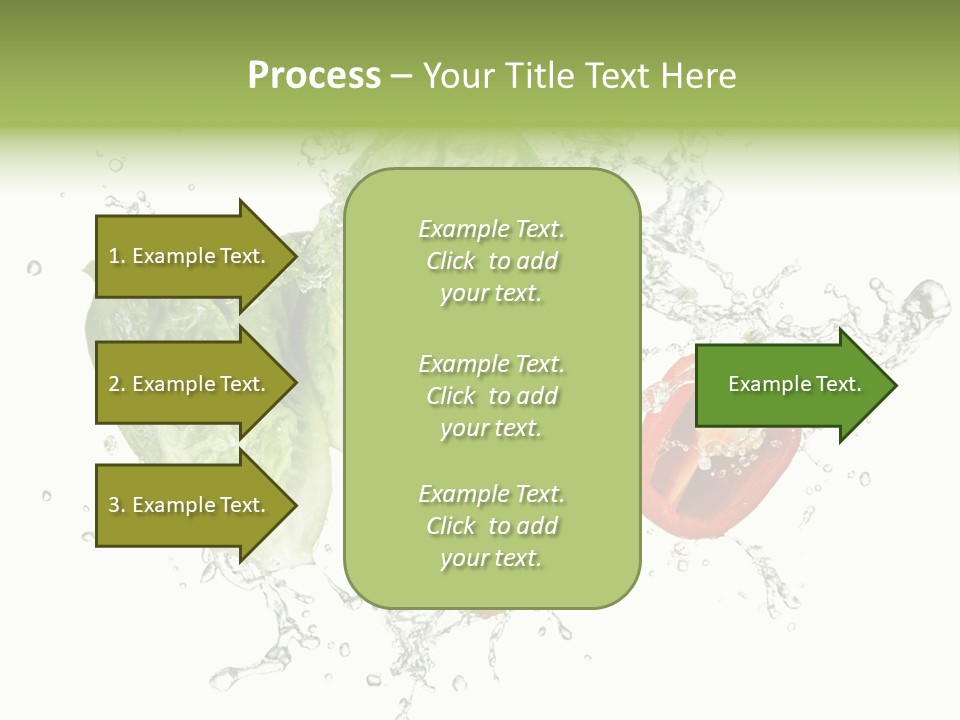Fresh Water Capsicum PowerPoint Template