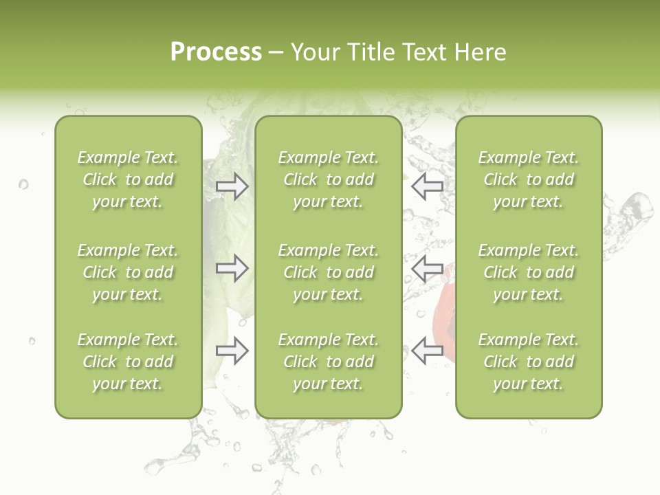 Fresh Water Capsicum PowerPoint Template