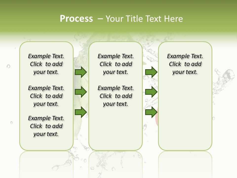 Fresh Water Capsicum PowerPoint Template
