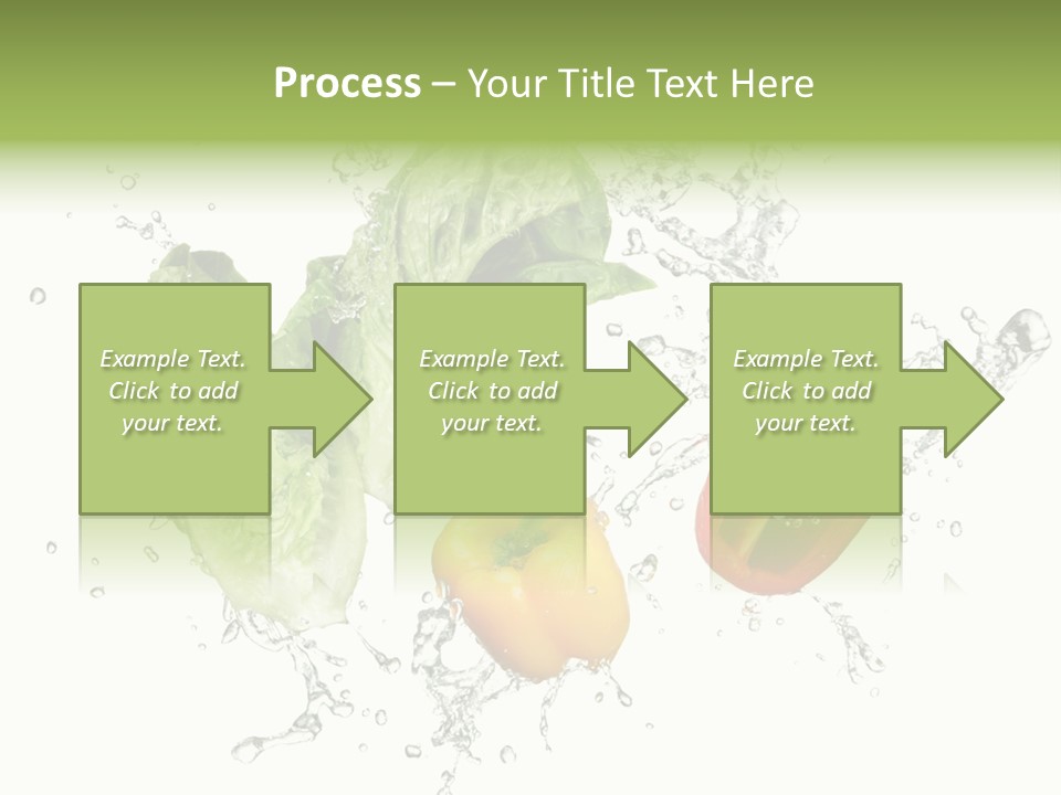 Fresh Water Capsicum PowerPoint Template