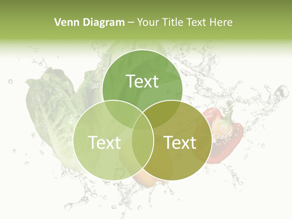 Fresh Water Capsicum PowerPoint Template