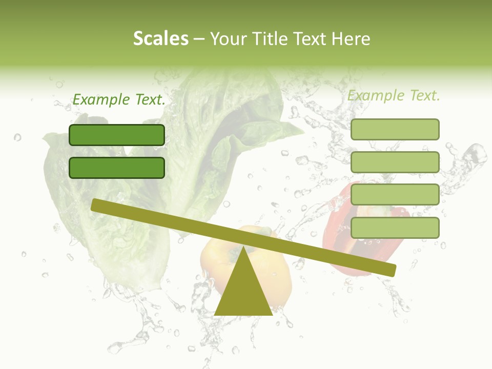 Fresh Water Capsicum PowerPoint Template