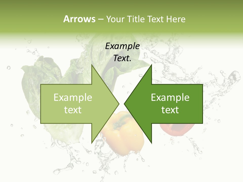 Fresh Water Capsicum PowerPoint Template