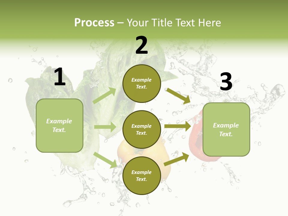 Fresh Water Capsicum PowerPoint Template